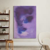 "Purple Abstract" - Art Print in Purple by Agata Jasinska - In a Room