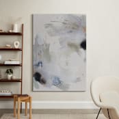 "Seemingly Separate" - Art Print in Slate Grey by Christa Kimble - In a Room