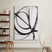 "Plant Cell 6" - Art Print in Charcoal by Mary Gaspar - In a Room
