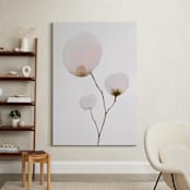 "Mokuren03" - Art Print in Pale Pink by jinseikou - In a Room