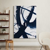 "Quietly Alive" - Art Print in Night by Roann Mathias - In a Room