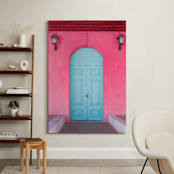 "Pandora's Door" - Art Print in Pink by Anna Argiropoulos - In a Room