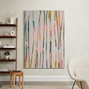 "Painted Forest 1" - Art Print in Rose by Lindsay Megahed - In a Room
