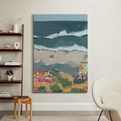 "Leucadia I" - Art Print in Pacific Blue by Rachel Mercier - In a Room