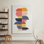 "summer totem" - Art Print in retro summer by Chris Rossi - In a Room
