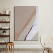 "Paper Plane II" - Art Print in Rose by Jennifer Daily - In a Room
