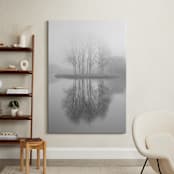 "Real Reflections" - Art Print in Mist by Massimiliano Massimo Borelli - In a Room