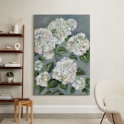 "Full Bloom" - Art Print in Neutral by Sarah Hall - In a Room