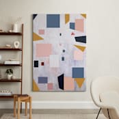 "Early Autumn" - Art Print in Pale Pink Fun by Vanessa Ryan - In a Room