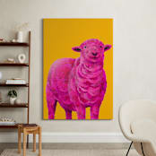 "Fiona" - Art Print in Mustard Yellow by Laura Gatewood - In a Room