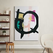 "Serendipity" - Art Print in soft peach by Ilana Greenberg - In a Room