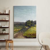 "Center Aisle" - Art Print in Evergreen by G.I. Pongase - In a Room