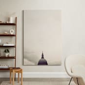 "St. Paul's Cathedral, London" - Art Print in Beige Sky by 45wall design - In a Room
