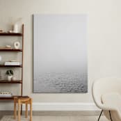 "Breathe" - Art Print in Fog Grey by Emily Denis - In a Room