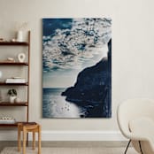 "Pinnacle" - Art Print in sea blue by Courtney Crane - In a Room