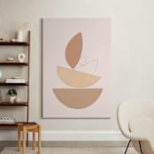 "The Balance" - Art Print in Earth by Jennifer Hallock - In a Room
