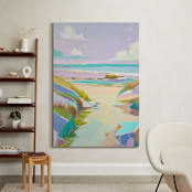 "Oceanic Dream" - Art Print in Lilac by Julie Chi - In a Room