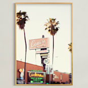 "Canter's" - Art Print in Sunset Blvd by Vera Mladenovic - Framed