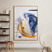"Lawless4." - Art Print in Love Fever Blue by Jihye Back Kim - In a Room