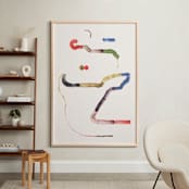 "Connected" - Art Print in Flow by Sumak Studio - In a Room