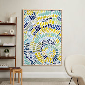 "Sun Drops 2" - Art Print in Multicolored by Holly Royval - In a Room