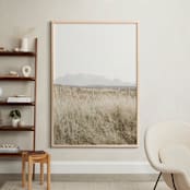 "highland prairie III" - Art Print in Wheat by Kamala Nahas - In a Room