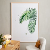 "Summer Palms" - Art Print in Palm Tree by Kelsey McNatt - In a Room