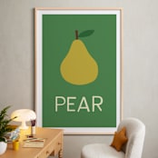 "fruit III" - Art Print in Green by Ellen Schlegelmilch - In a Room