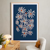 "Vintage Floral Set II" - Art Print in Vintage by Kate Capone - In a Room
