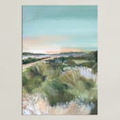 "Sunset on the Dunes 2" - Art Print in Dune Blue by AlisonJerry - Unframed