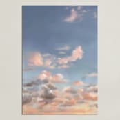 "Cotton Candy Dreams" - Art Print in Sunset by Elizabeth Ulrich - Unframed