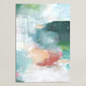 "Cascading Forest 1" - Art Print in Forest Green by AlisonJerry - Unframed