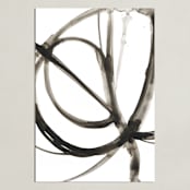 "Plant Cell 6" - Art Print in Charcoal by Mary Gaspar - Unframed