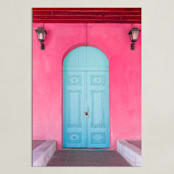 "Pandora's Door" - Art Print in Pink by Anna Argiropoulos - Unframed