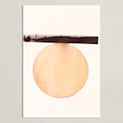 "Stoic 011" - Art Print in Sunset Umber by jinseikou - Unframed