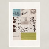"Nature in Pieces" - Art Print in Vintage Blush by Alisa Galitsyna - Unframed