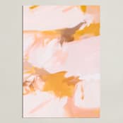 "Marigolds No.2" - Art Print in Marigold Orange by Parima Studio - Unframed