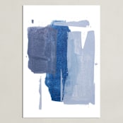 "Pressed No. 1" - Art Print in Soft Purple by Julia Contacessi - Unframed