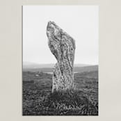 "Standing Stones II" - Art Print in Black and White by Kamala Nahas - Unframed