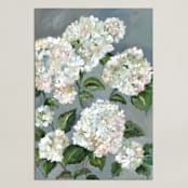 "Full Bloom" - Art Print in Neutral by Sarah Hall - Unframed