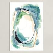 "below" - Art Print in pool by Kayla King - Unframed