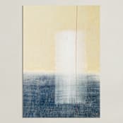 "Lumen" - Art Print in Pastel Yellow by Tania Medeiros - Unframed