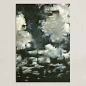 "Night Clouds" - Art Print in Midnight Blue by Kelly Johnston - Unframed