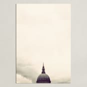 "St. Paul's Cathedral, London" - Art Print in Beige Sky by 45wall design - Unframed