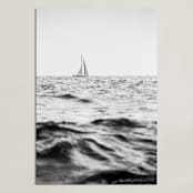 "Diverge" - Art Print in Black and White by Jessica C Nugent - Unframed