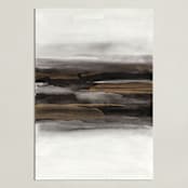 "Redemption" - Art Print in black, white and gold by Heidi Jantz - Unframed
