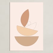 "The Balance" - Art Print in Earth by Jennifer Hallock - Unframed