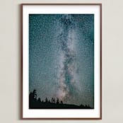 "Light In The Darkness" - Art Print in Night Sky by Rob Wilson - Framed