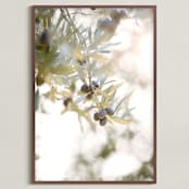 "olive branch 1" - Art Print in olive by Crystal Lynn Collins - Framed