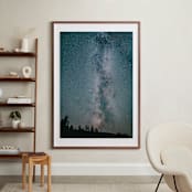 "Light In The Darkness" - Art Print in Night Sky by Rob Wilson - In a Room